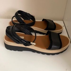 See By Chloe black leather sandals size 37